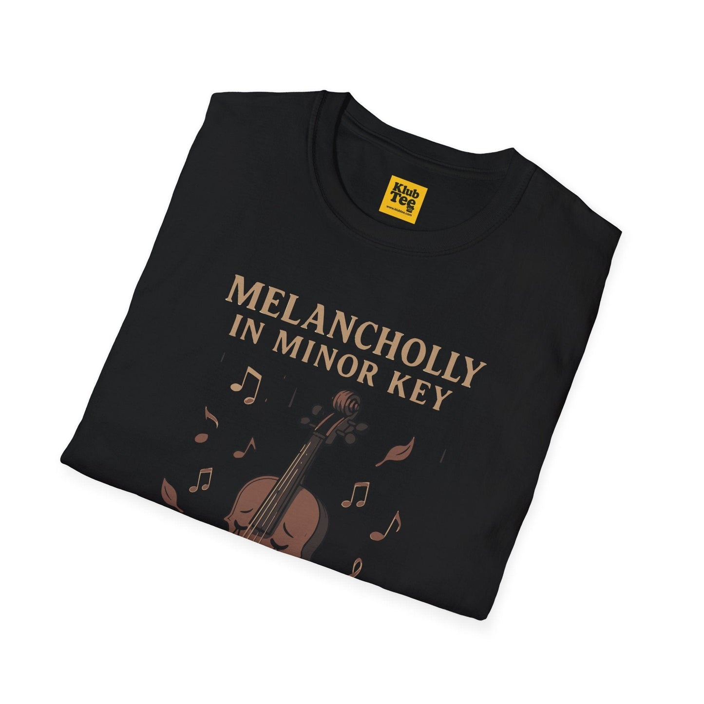 Melancholy Violin T-Shirt - Emotional Music
