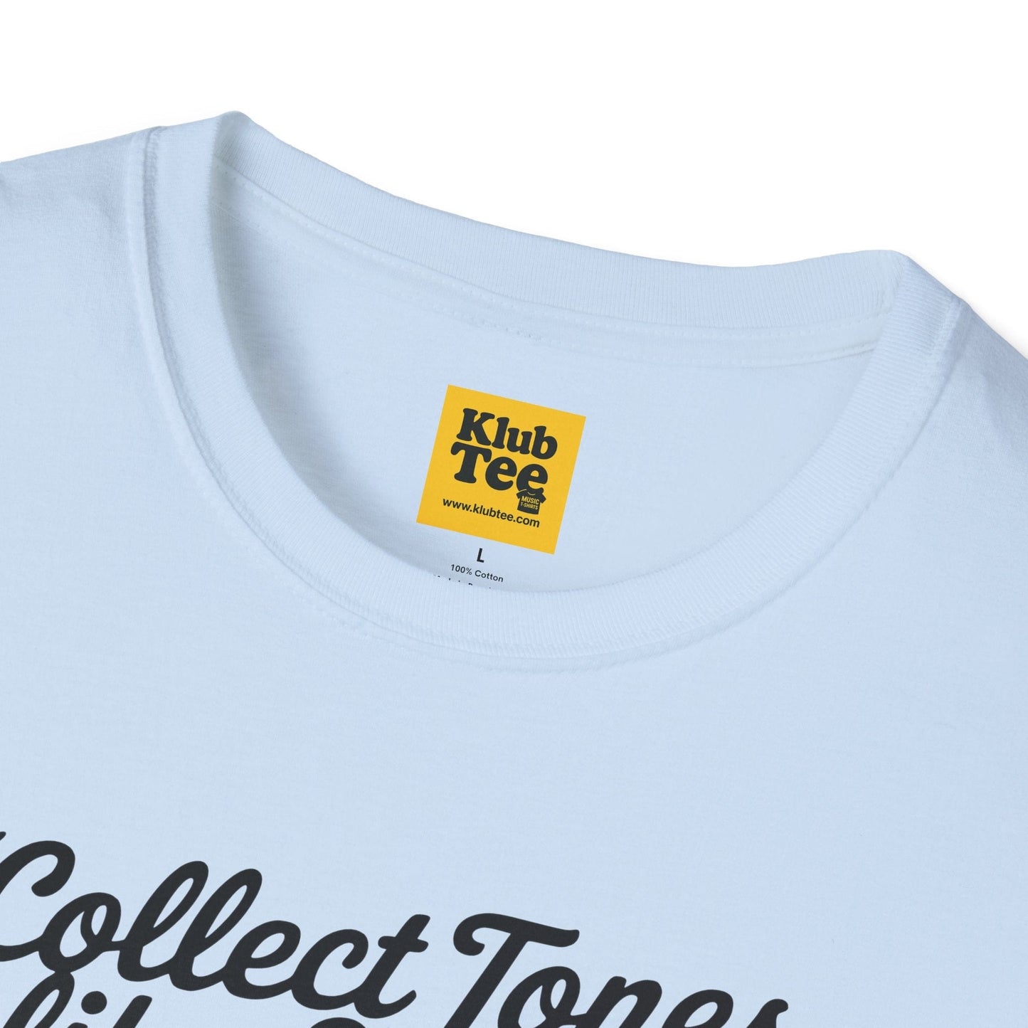 Collect Tones Like Stamps T-Shirt - Music Quote