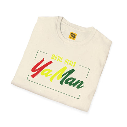 Music Heals YaMan T-Shirt - Healing Vibes