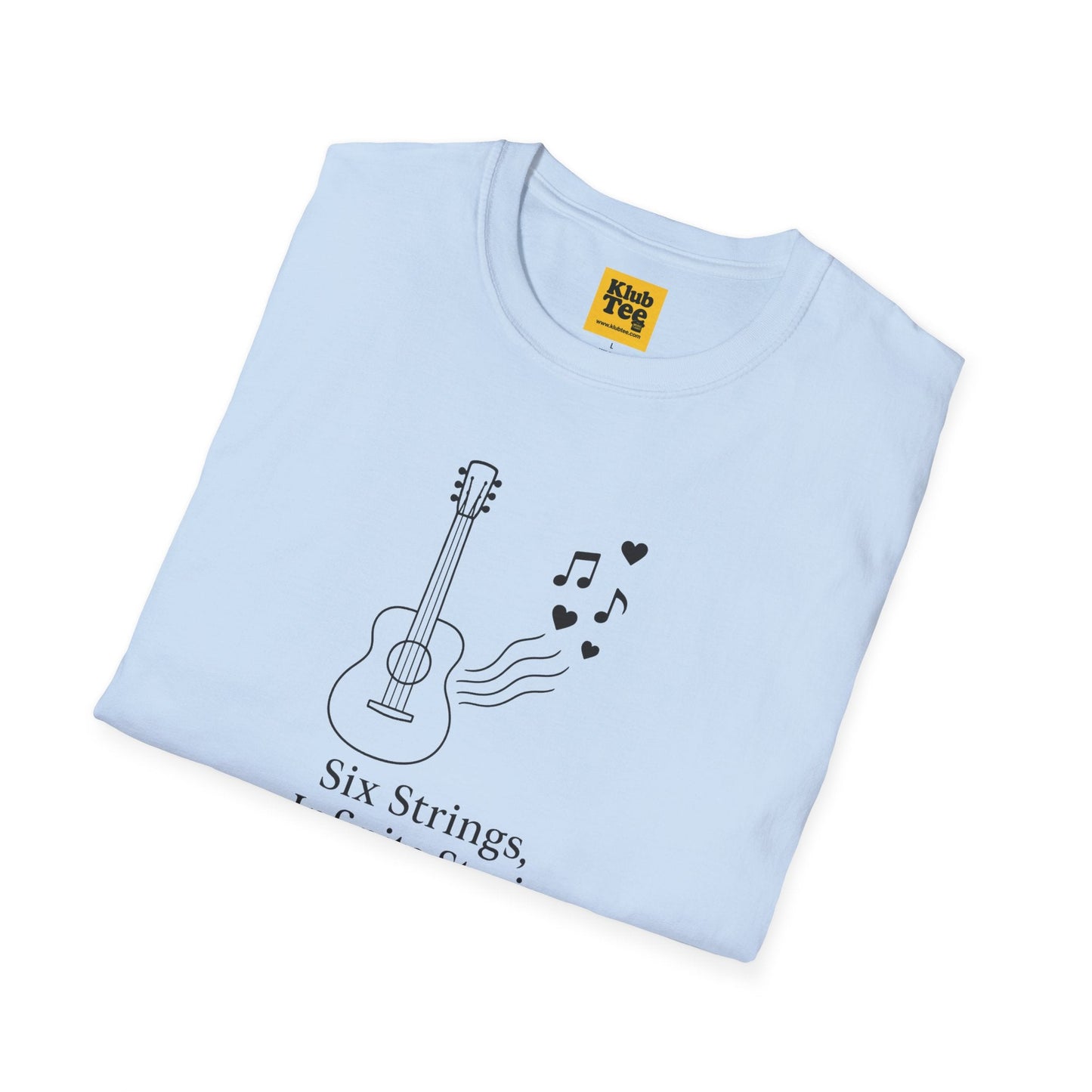 Six Strings Infinite Stories T-Shirt - Guitar