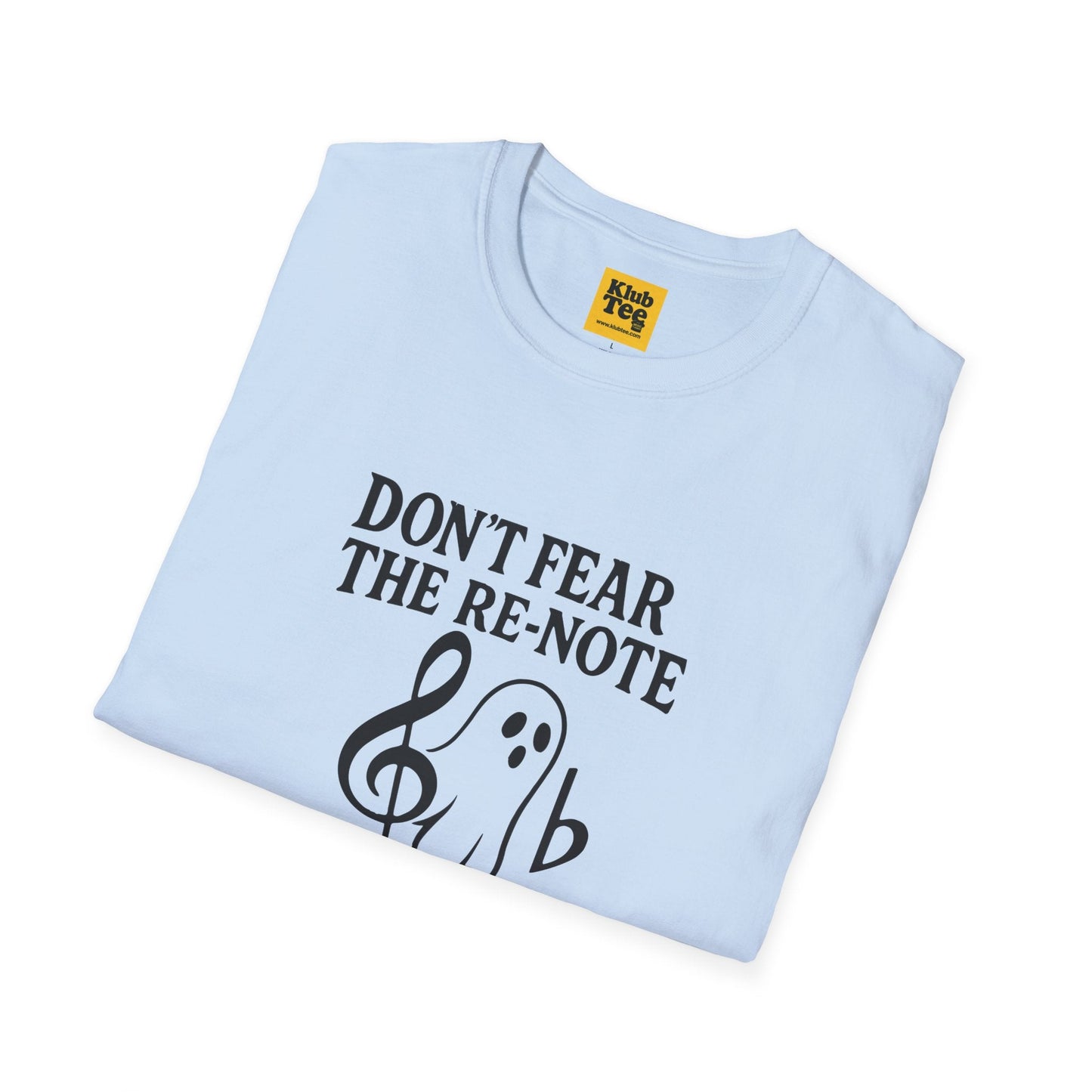 Ghost Note Music Humour T-Shirt - Funny Halloween Tee