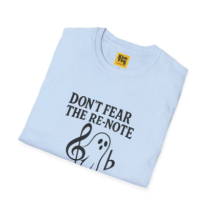 Ghost Note Music Humour T-Shirt - Funny Halloween Tee