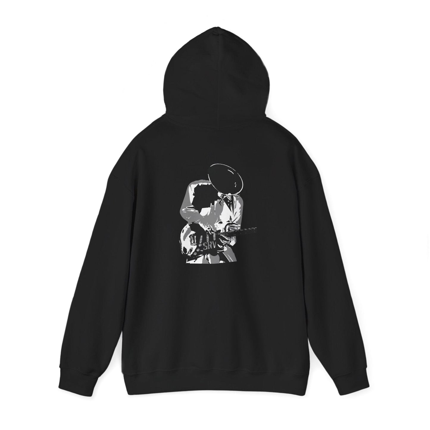 Blues Star SRV Hoodie - Music Lover Gift for Guitarists