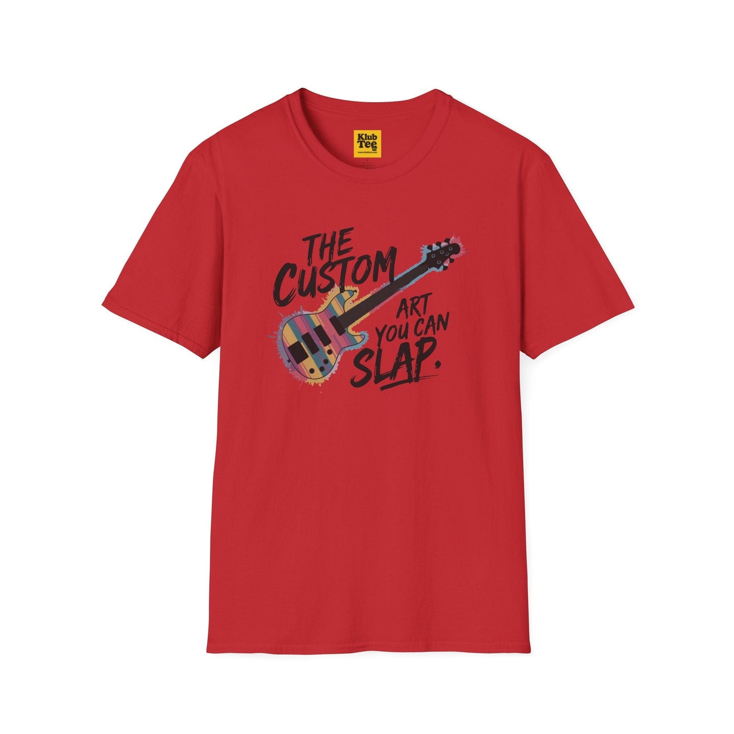 Custom Guitar Art T-Shirt - Artistic Design