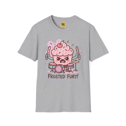 Frosted Fury Cupcake Drummer T-Shirt