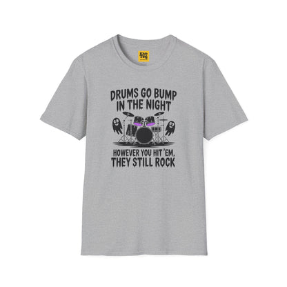 Spooky Drummer T-Shirt - Halloween Music Tee