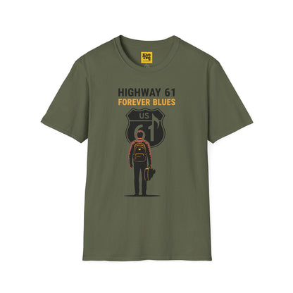 Highway 61 Forever Blues T-Shirt - Vintage Music Tee