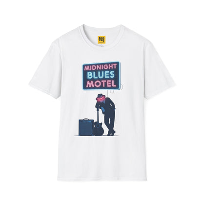 Midnight Blues Motel T-Shirt - Vintage Blues Tee