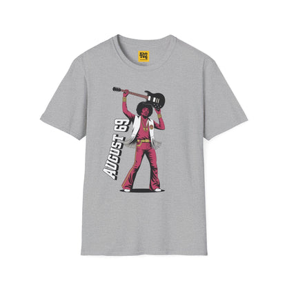 August 69 Guitar Rock Tee | Retro Musician Graphic