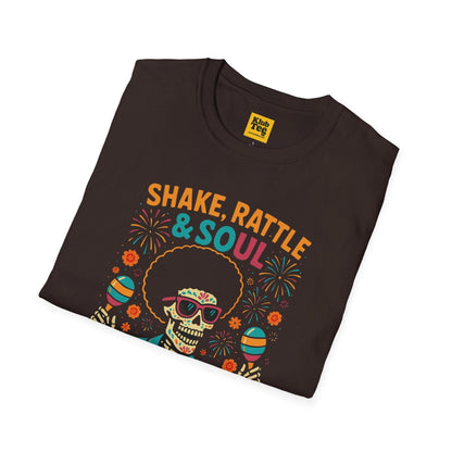 Shake Rattle & Soul T-Shirt - Skeleton Rock