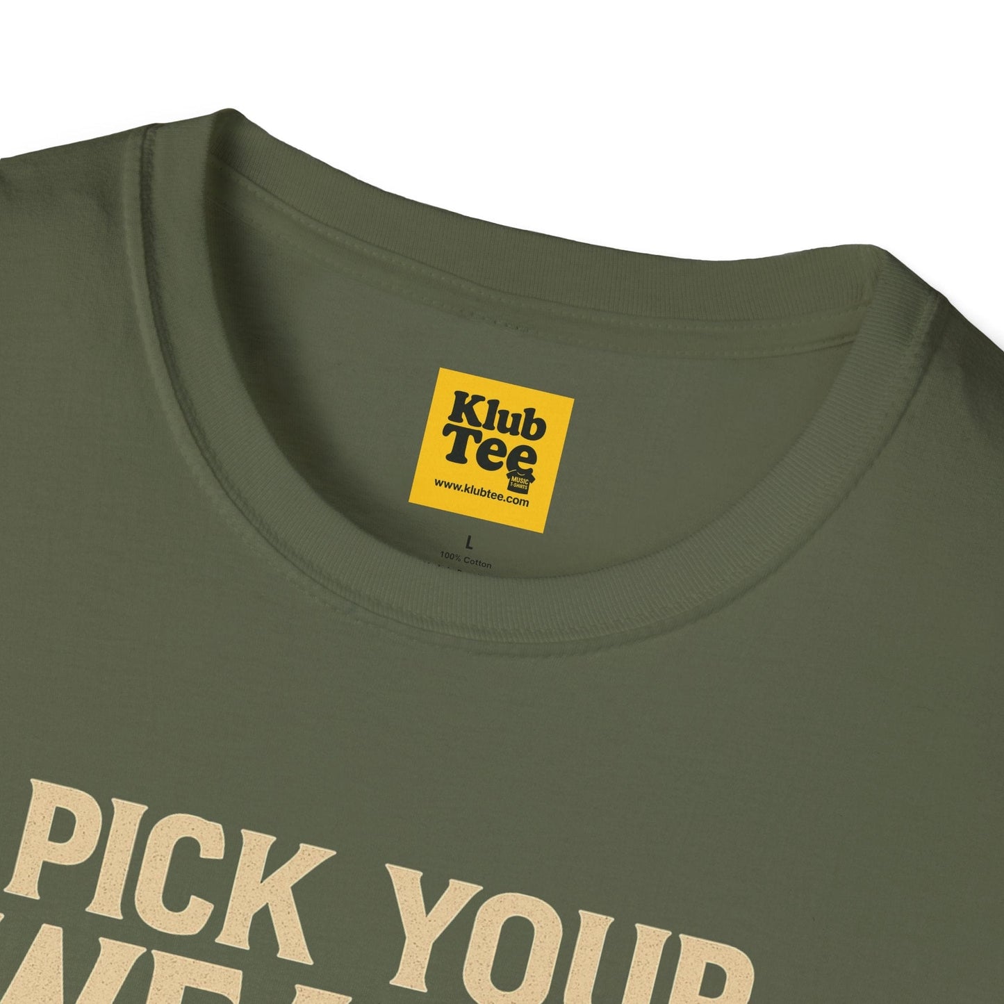 Pick Your Weapon T-Shirt - Guitar Choice