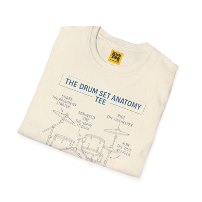 Drum Set Anatomy T-Shirt - Percussion Guide
