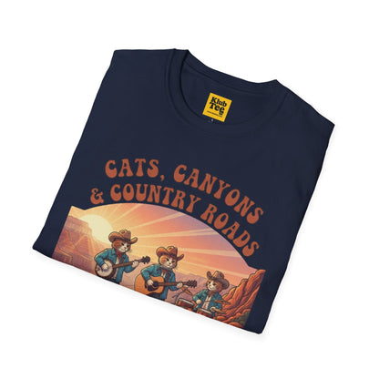 Cats Canyons & Country Roads T-Shirt - Western Style