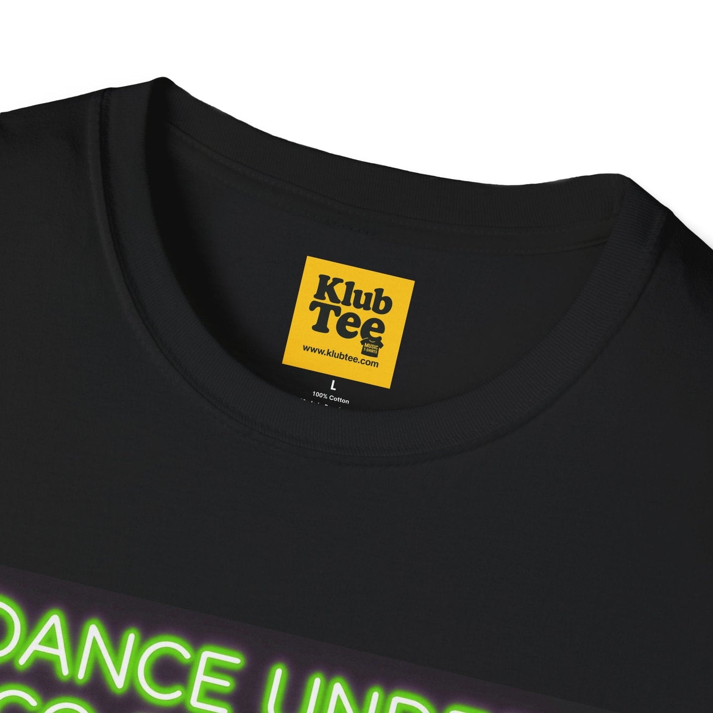 Dance Under Disco Balls Again T-Shirt | Neon DJ Club Tee