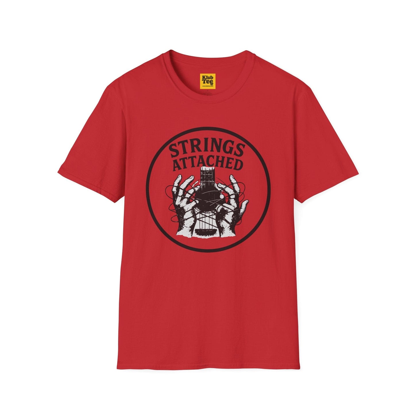 Strings Attached T-Shirt - Guitar Humor