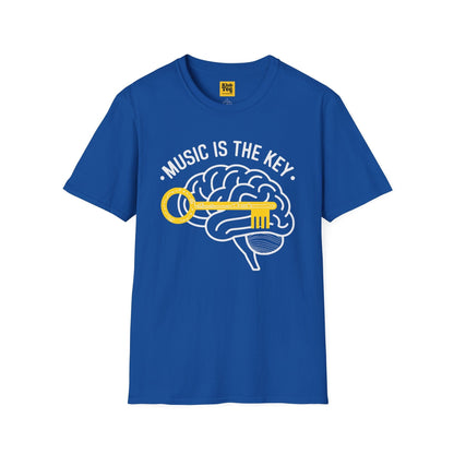 Music is the Key T-Shirt - Graphic Design