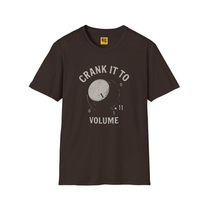 Crank It To Volume T-Shirt - Loud Music