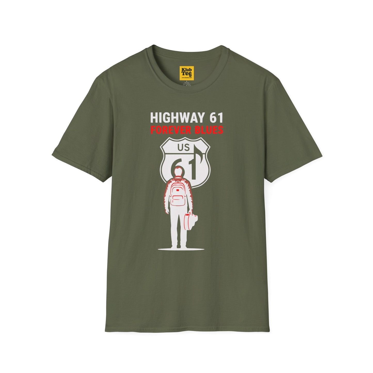 Highway 61 Forever Blues Softstyle Tee - Music Gift