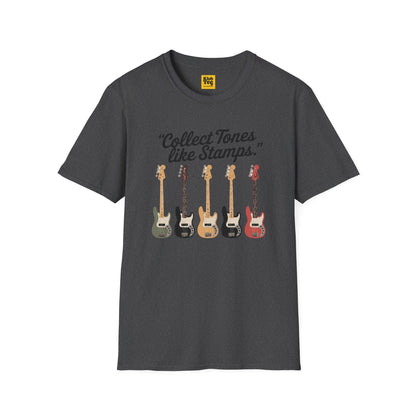 Collect Tones Like Stamps T-Shirt - Music Quote