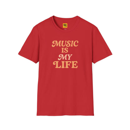 Music Is My Life T-Shirt - Retro Style