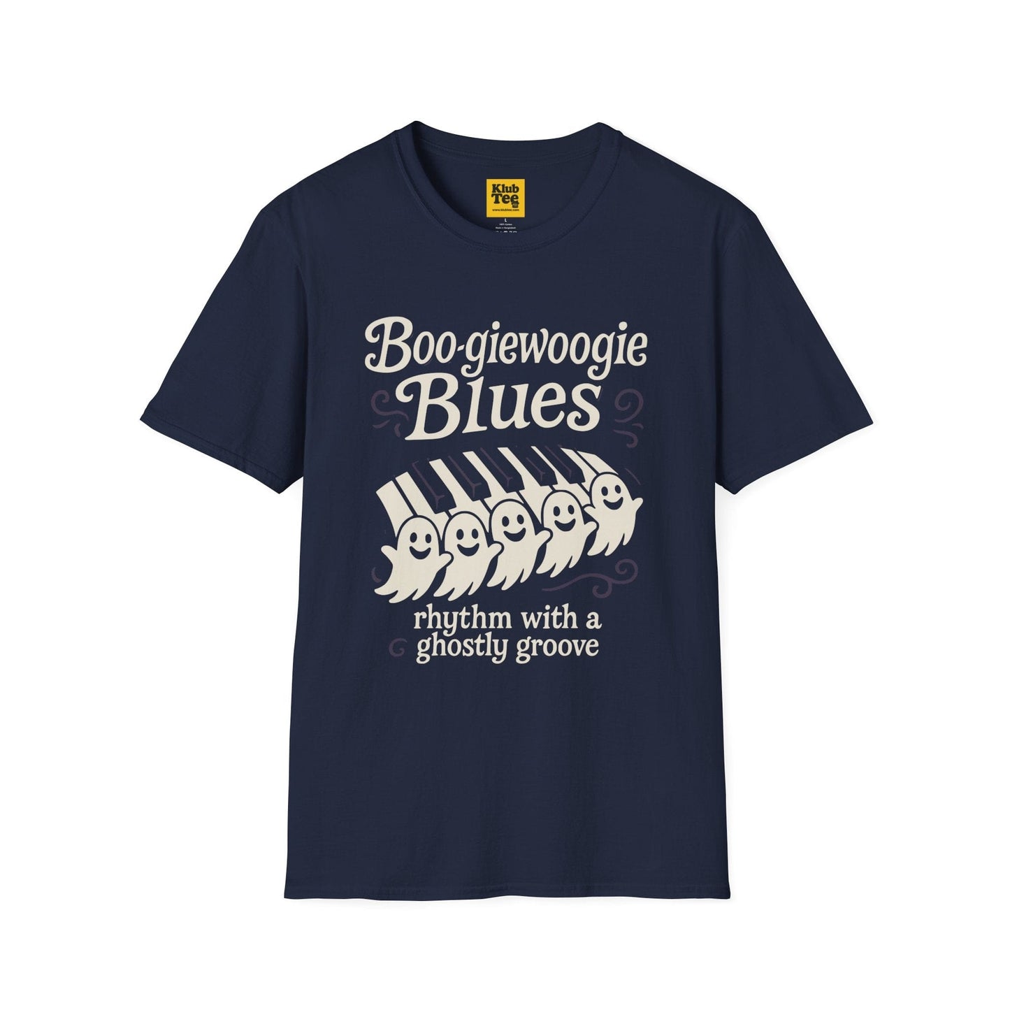 Boo-giewoogie Blues Halloween T-Shirt - Ghostly Rhythm