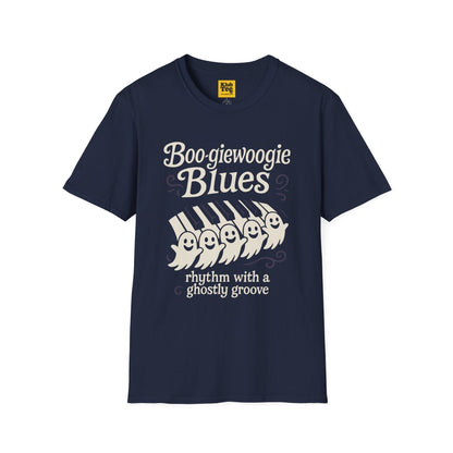 Boo-giewoogie Blues Halloween T-Shirt - Ghostly Rhythm