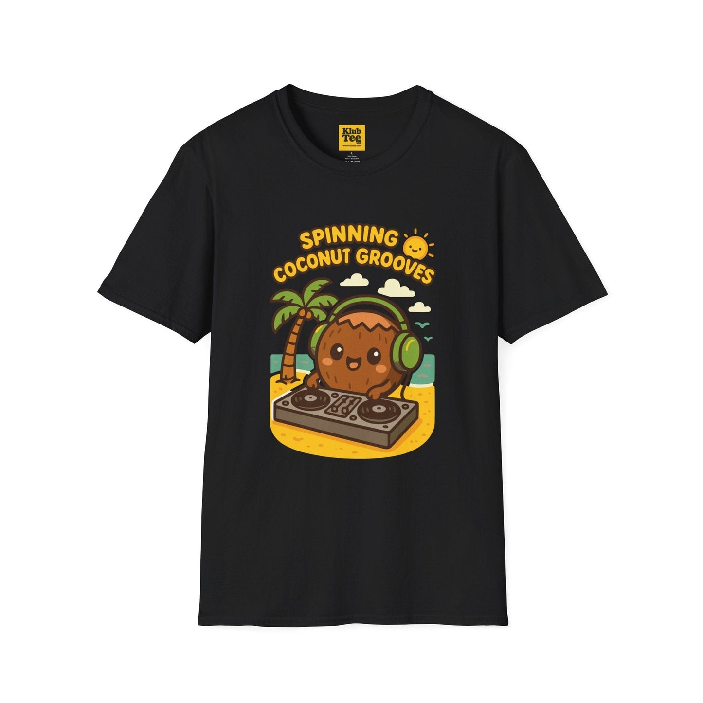 Coconut Grooves T-Shirt - Summer Party Vibes