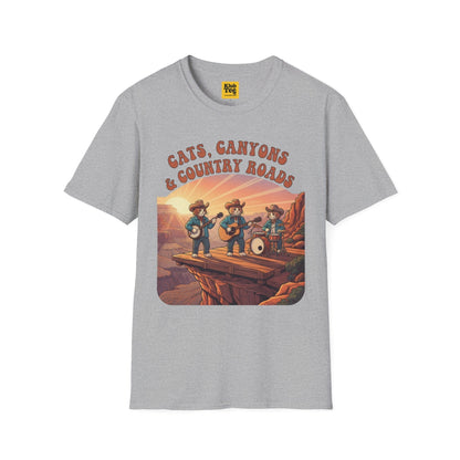 Cats Canyons & Country Roads T-Shirt - Western Style