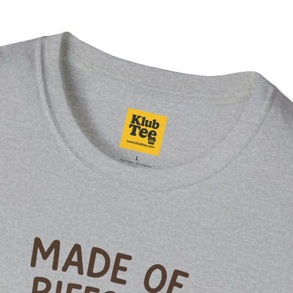 Made of Riffs & Coffee T-Shirt - Musician Life