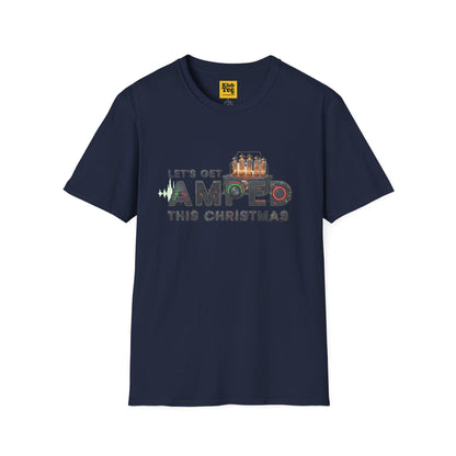 Amped Christmas T-Shirt - Rock Music Holiday Tee