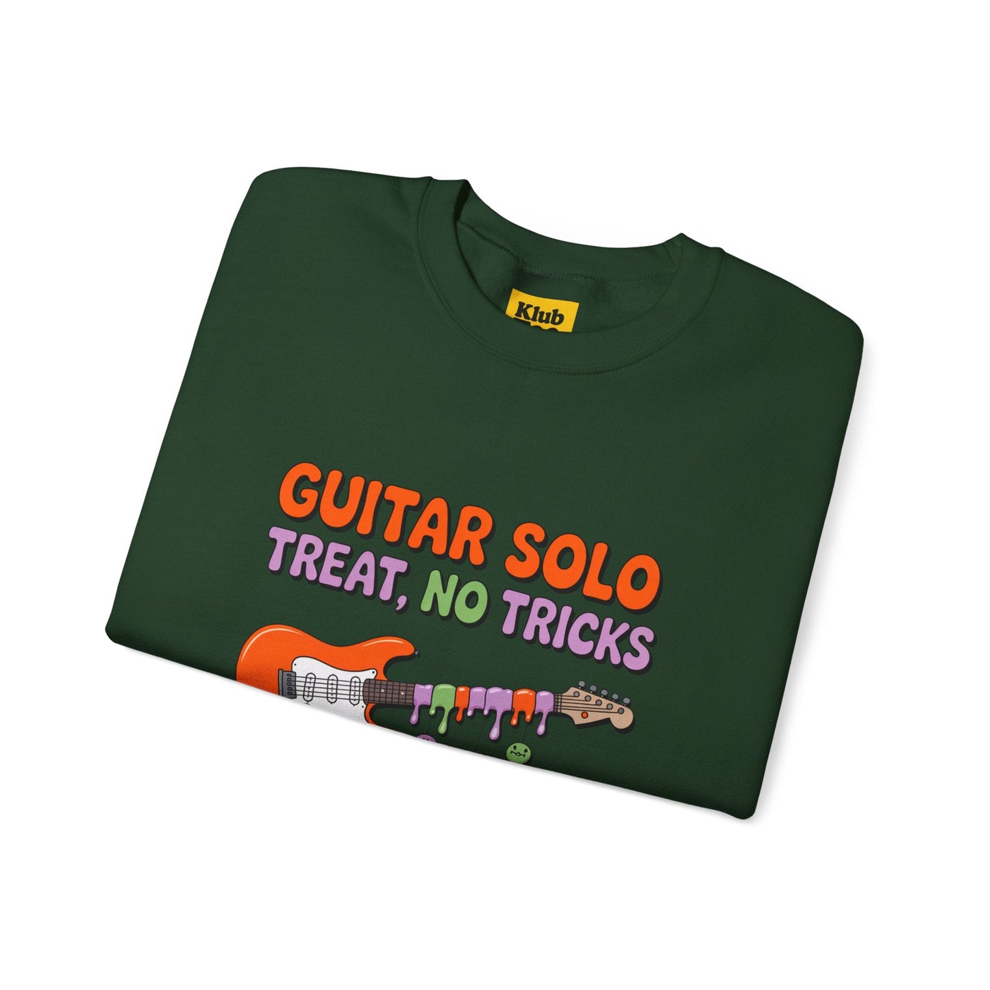 Guitar Solo Treat Halloween T-Shirt - No Tricks