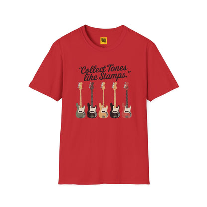 Collect Tones Like Stamps T-Shirt - Music Quote