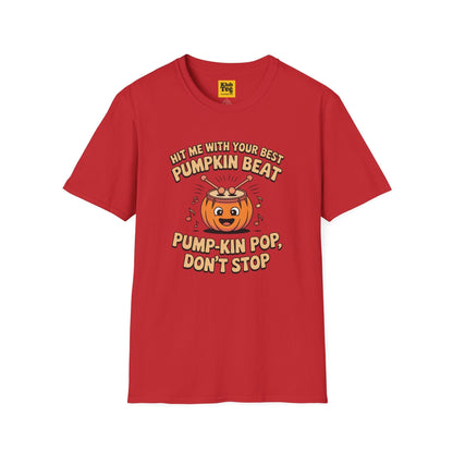 Pumpkin Beat Halloween T-Shirt - Funny Music Tee