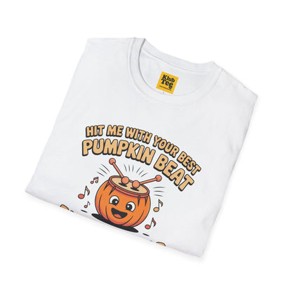 Pumpkin Beat Halloween T-Shirt - Funny Music Tee