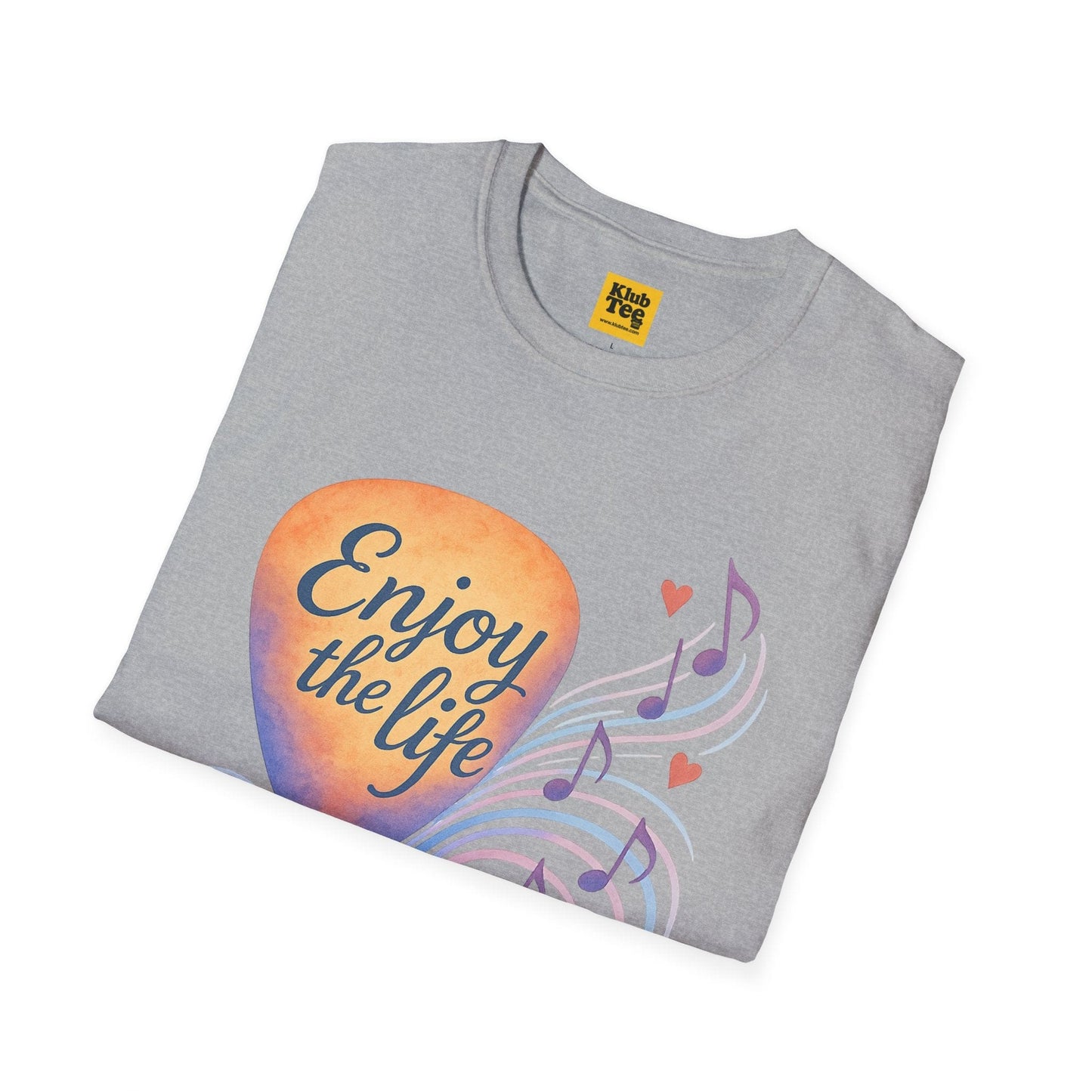 Enjoy The Life Music T-Shirt - Positive Vibes