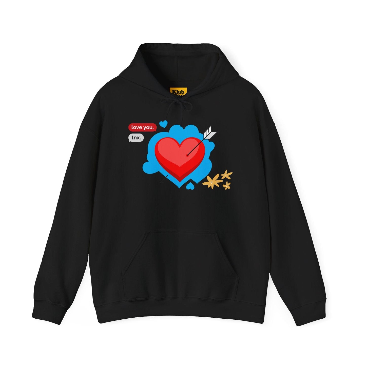 Love You Heart Hoodie - Gift for your love