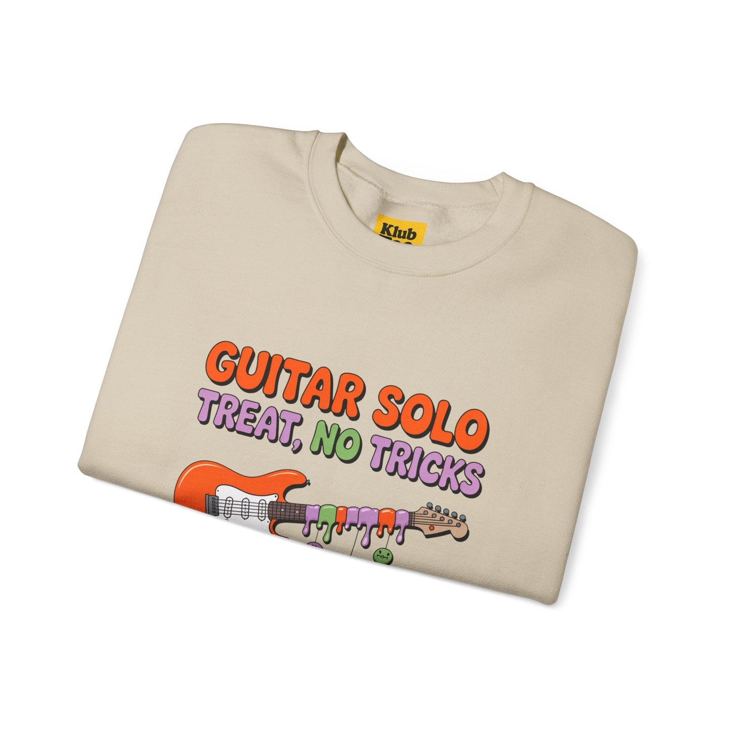 Guitar Solo Sweatshirt - Riffs and Cool Chills Halloween