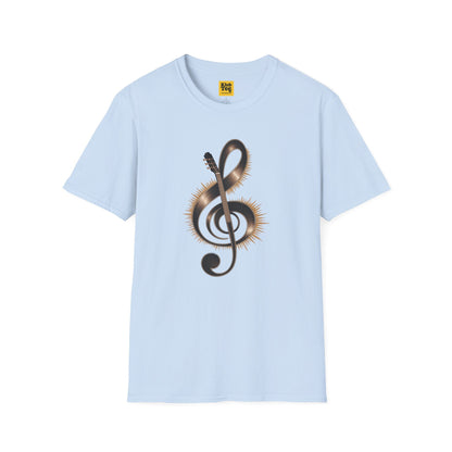 Musical Vibes T-Shirt - Treble Clef Design