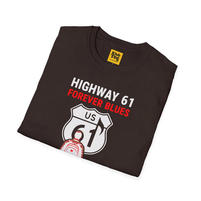 Highway 61 Forever Blues Softstyle Tee - Music Gift