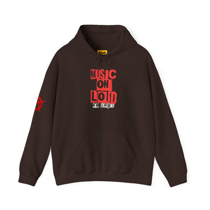 Music On Loud Hoodie - Volume Statement