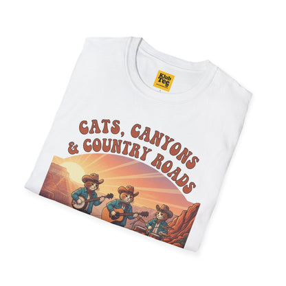 Cats Canyons & Country Roads T-Shirt - Western Style
