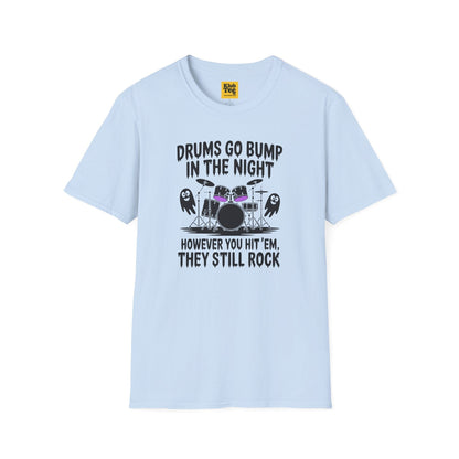 Spooky Drummer T-Shirt - Halloween Music Tee