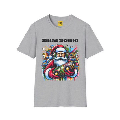 Xmas Sound T-Shirt - Festive Holiday Music Vibe