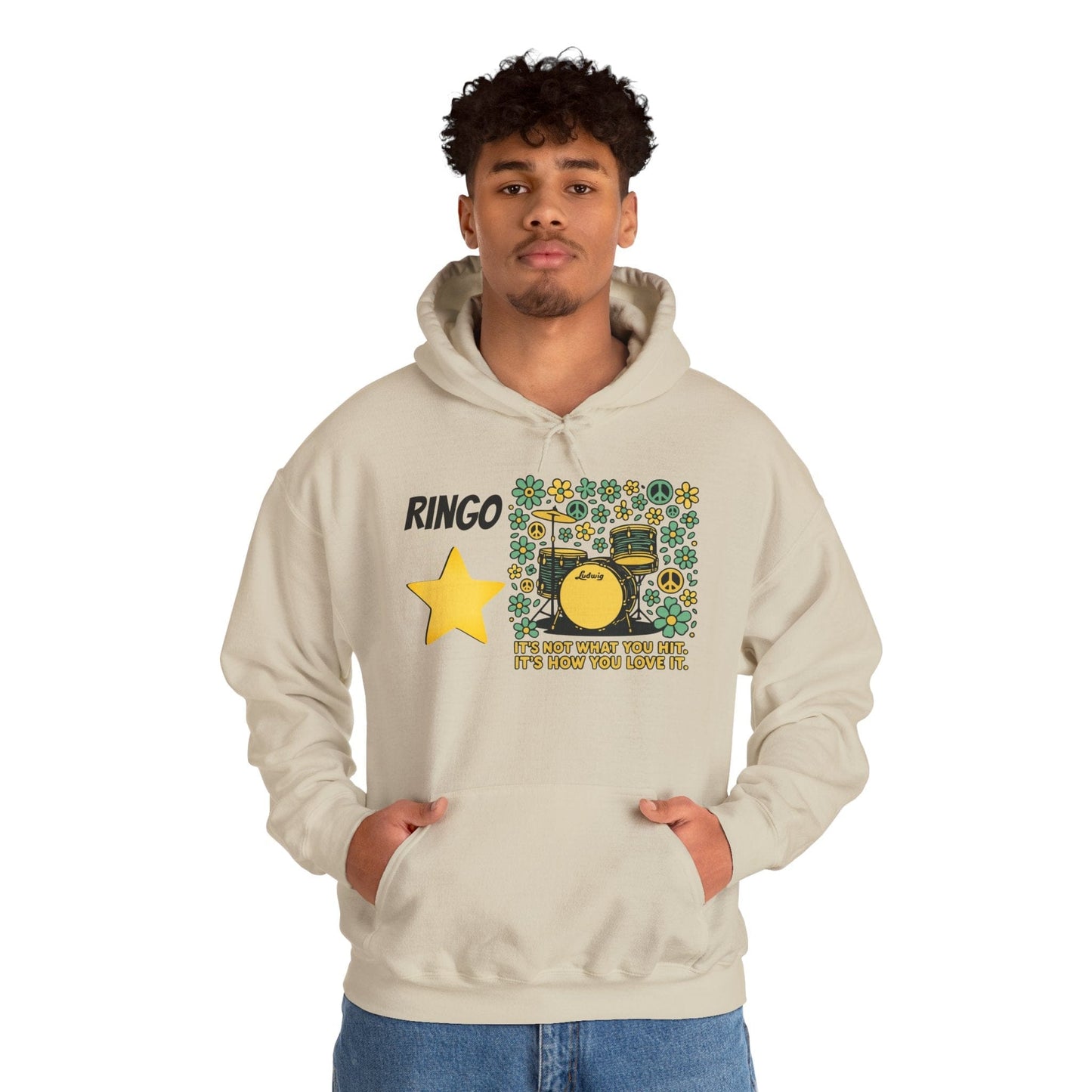 Ringo Drummer Hoodie - Beatles Tribute