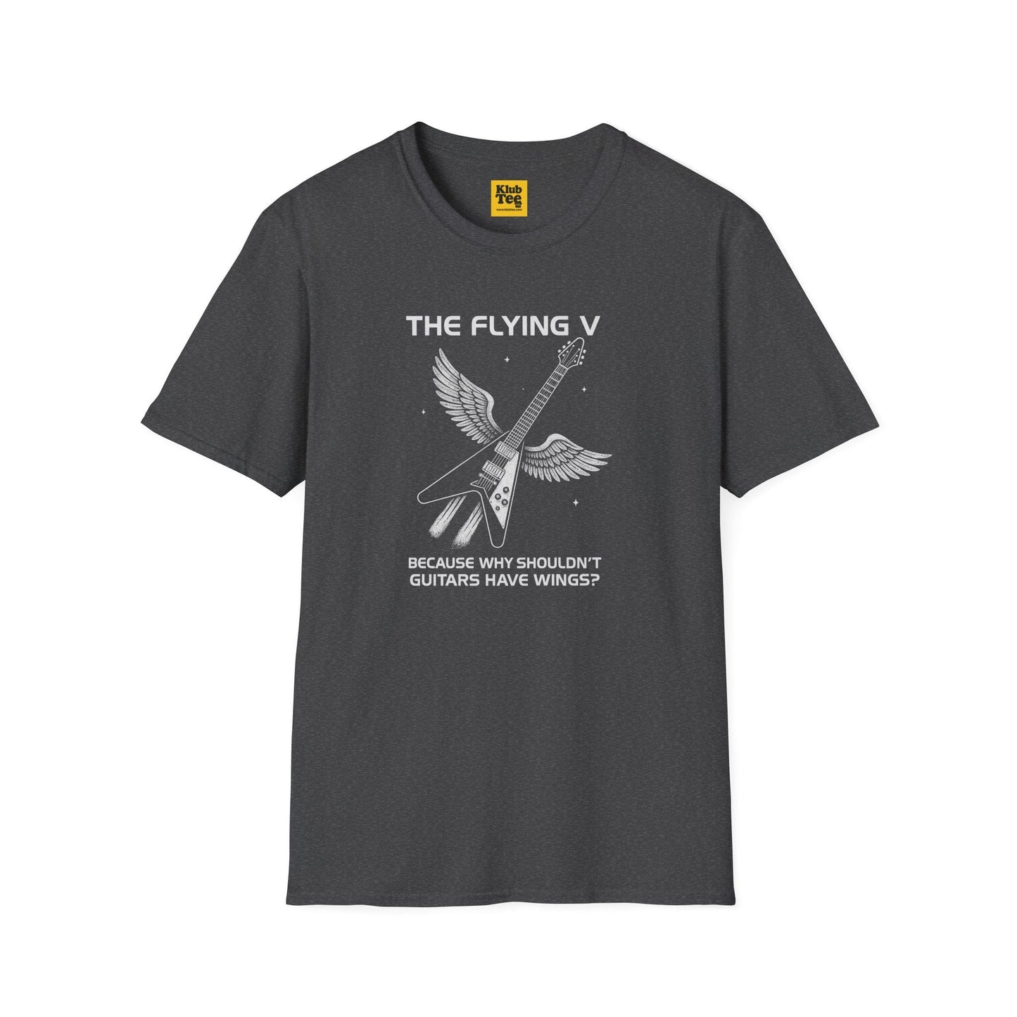 Flying V Guitar T-Shirt - Rock Icon Design
