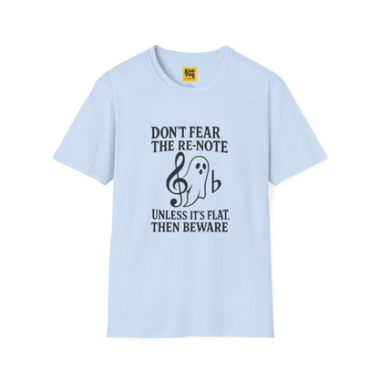 Ghost Note Music Humour T-Shirt - Funny Halloween Tee