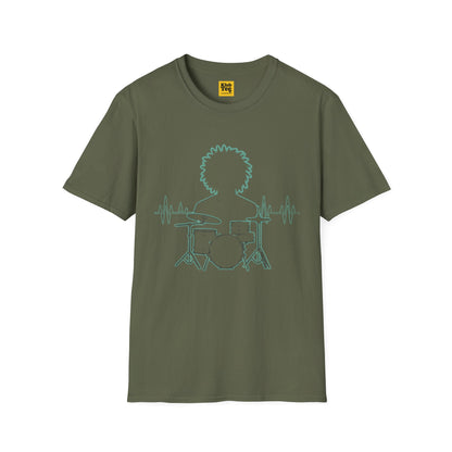 Drum Beat T-Shirt - Rhythm Design