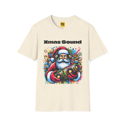 Xmas Sound T-Shirt - Festive Holiday Music Vibe