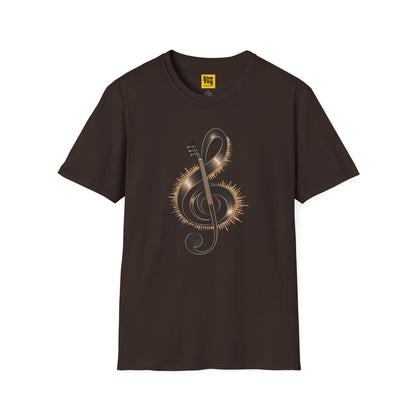Musical Vibes T-Shirt - Treble Clef Design