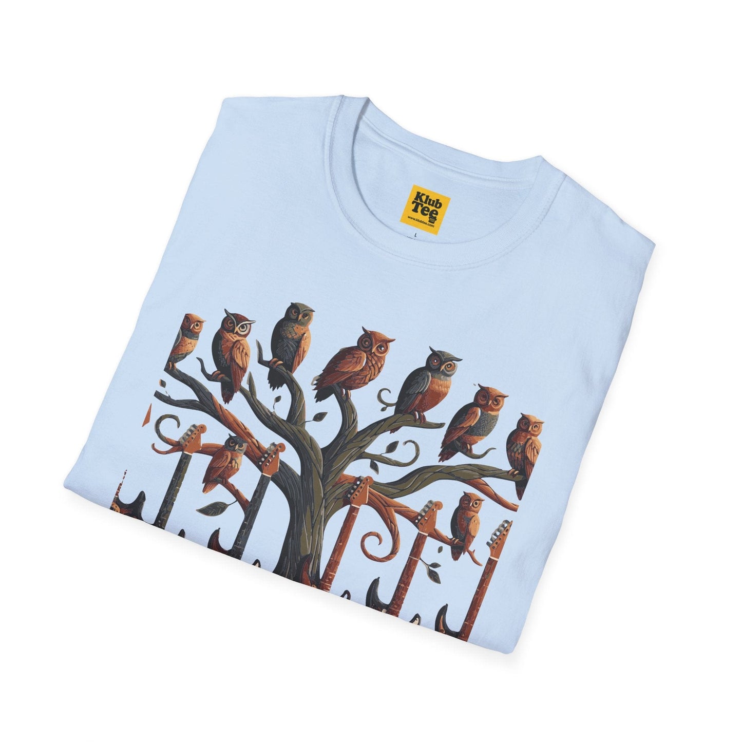 Whimsical Guitar Tree T-Shirt - Nature Music